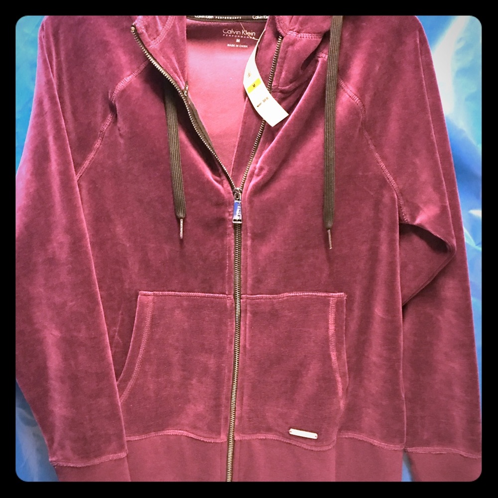Calvin Klein purple jacket